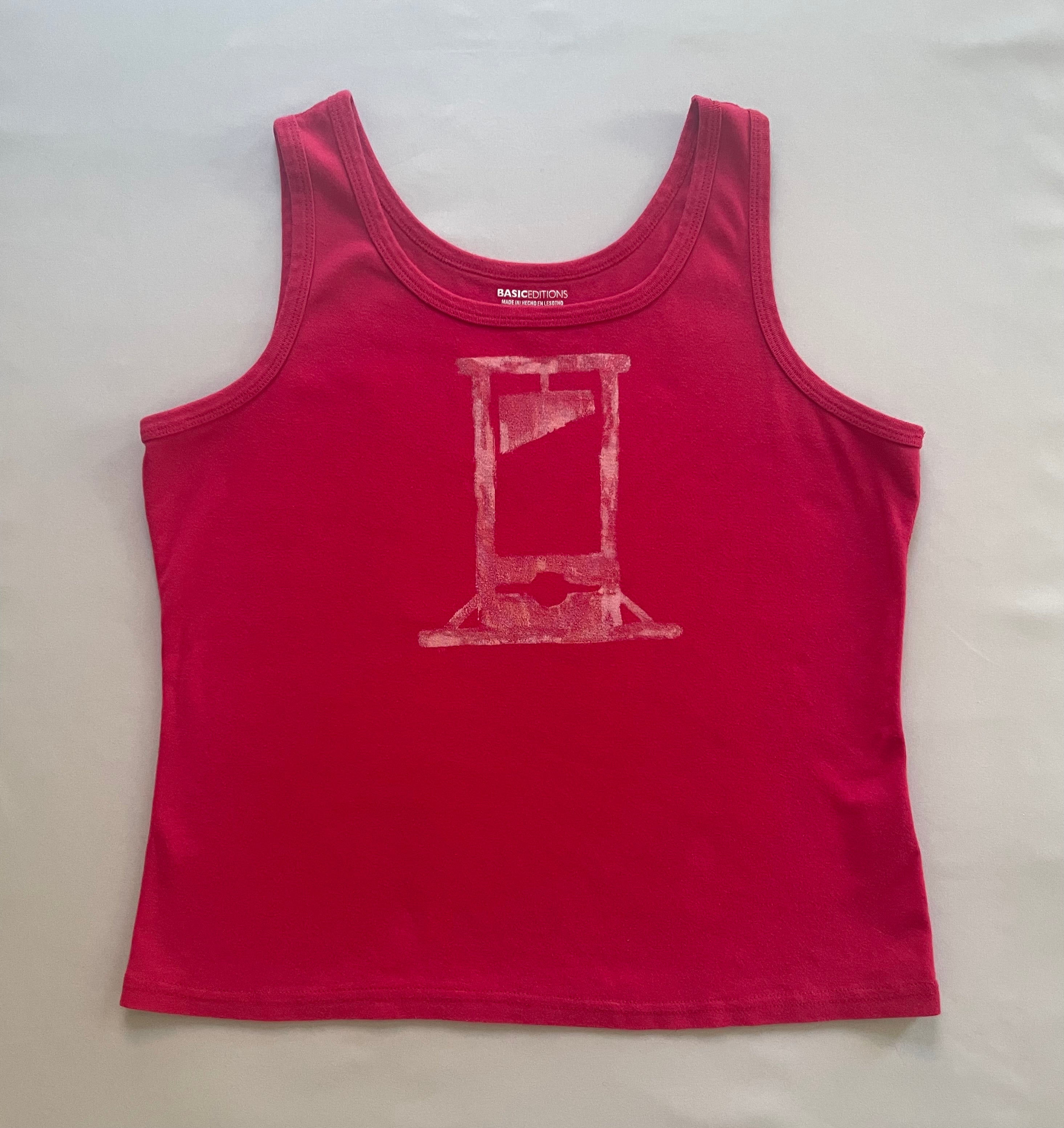 "French History" Tank Top, L, red, "women's"
