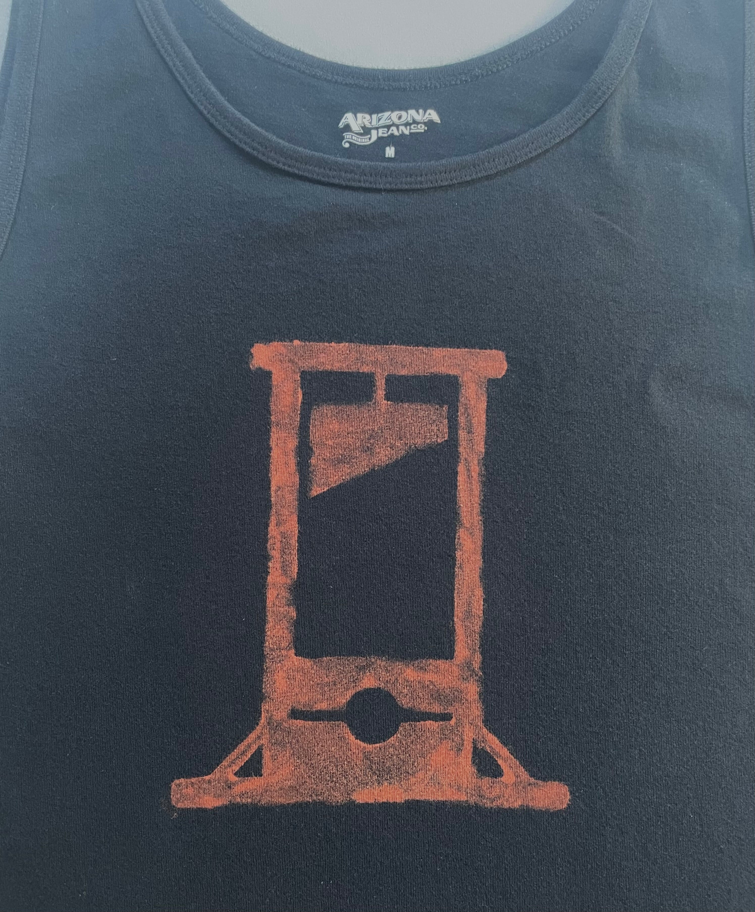 "French History" Tank Top, M, black