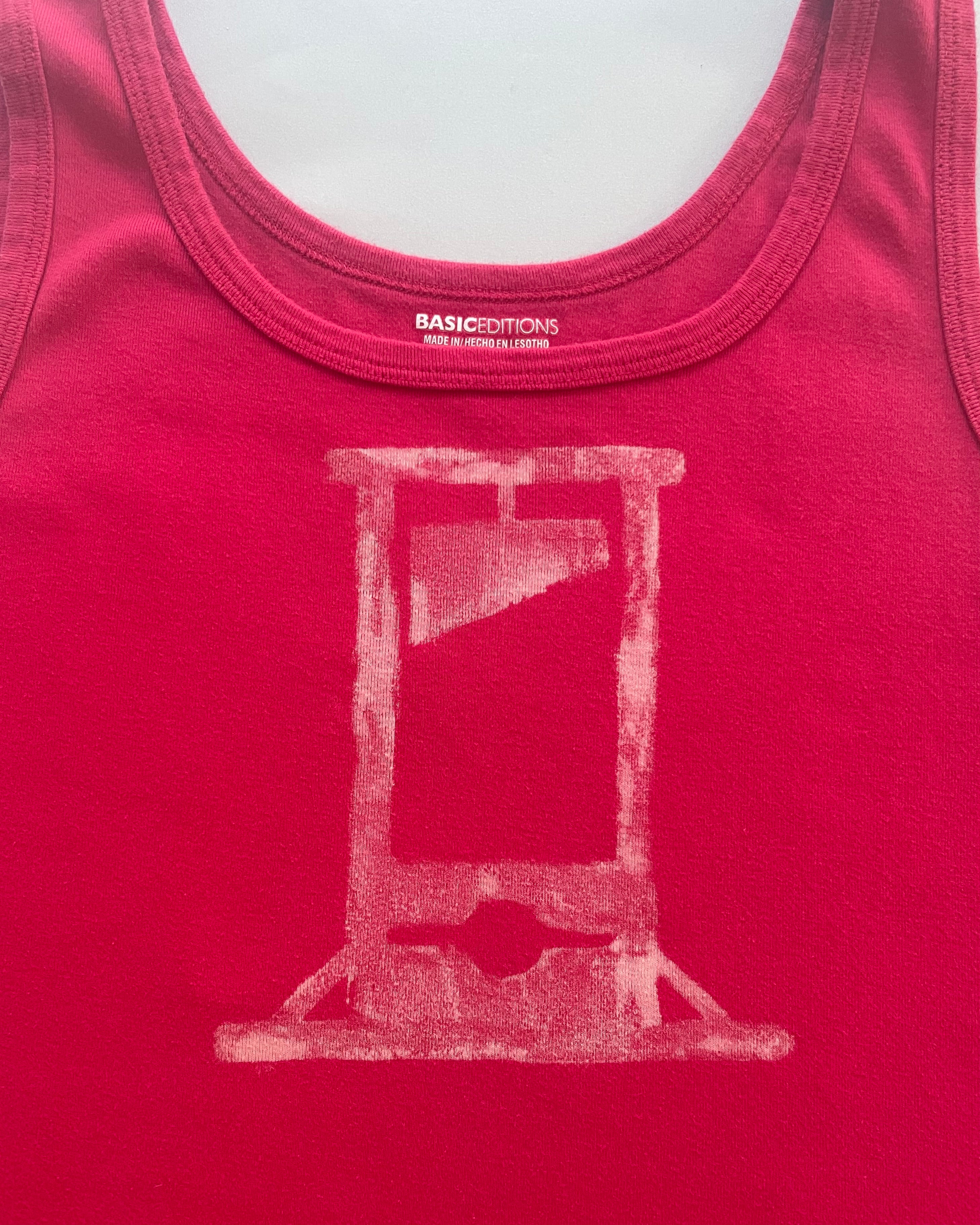 "French History" Tank Top, L, red, "women's"